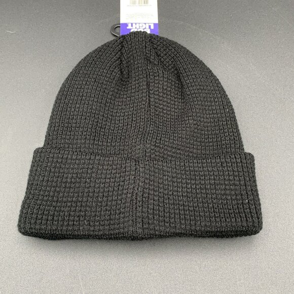 Bud Light Beer Knit Beanie Hat Cap Cuffed Black New Tags - Picture 2 of 2